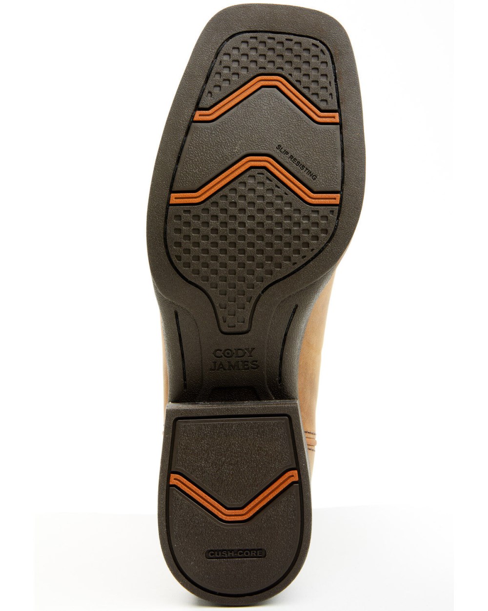 Cody James - Cush Core Men's Honcho Performance Western Boots - Broad Square Toe | Tan Cody James - Cush Core Men's Honcho Performance Western Boots - Broad Square Toe | Tan