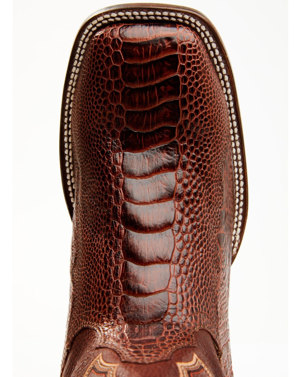 Cody James - Men's Brandy Ostrich Leg Exotic Western Boots - Broad Square Toe | Red Cody James - Men's Brandy Ostrich Leg Exotic Western Boots - Broad Square Toe | Red
