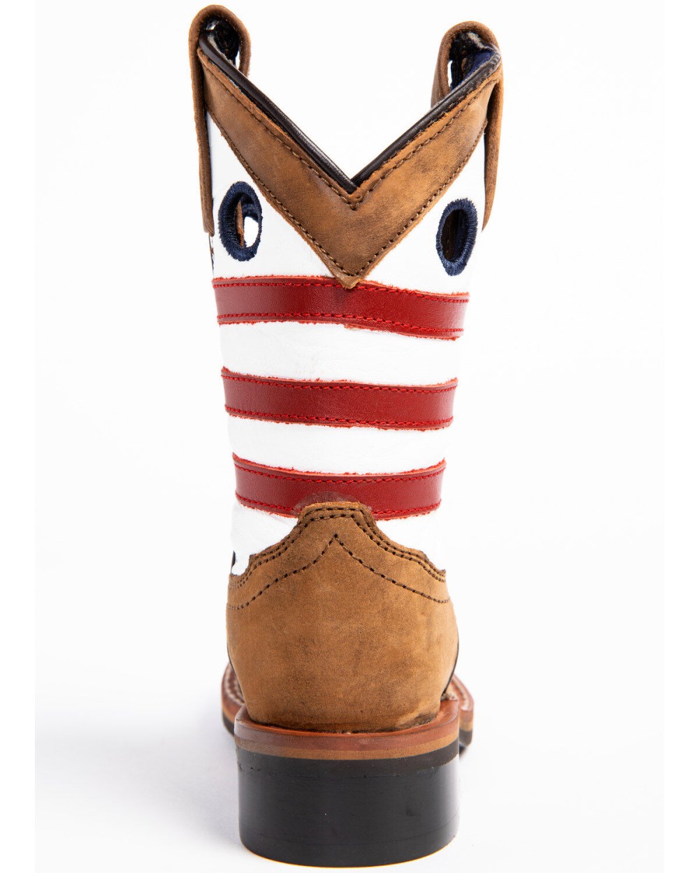 Cody James - Boys' USA Flag Western Boots - Broad Square Toe | Brown