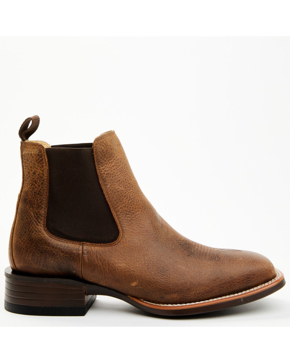 Cody James - Men's Jones Chelsea Boots - Broad Square Toe | Tan Cody James - Men's Jones Chelsea Boots - Broad Square Toe | Tan