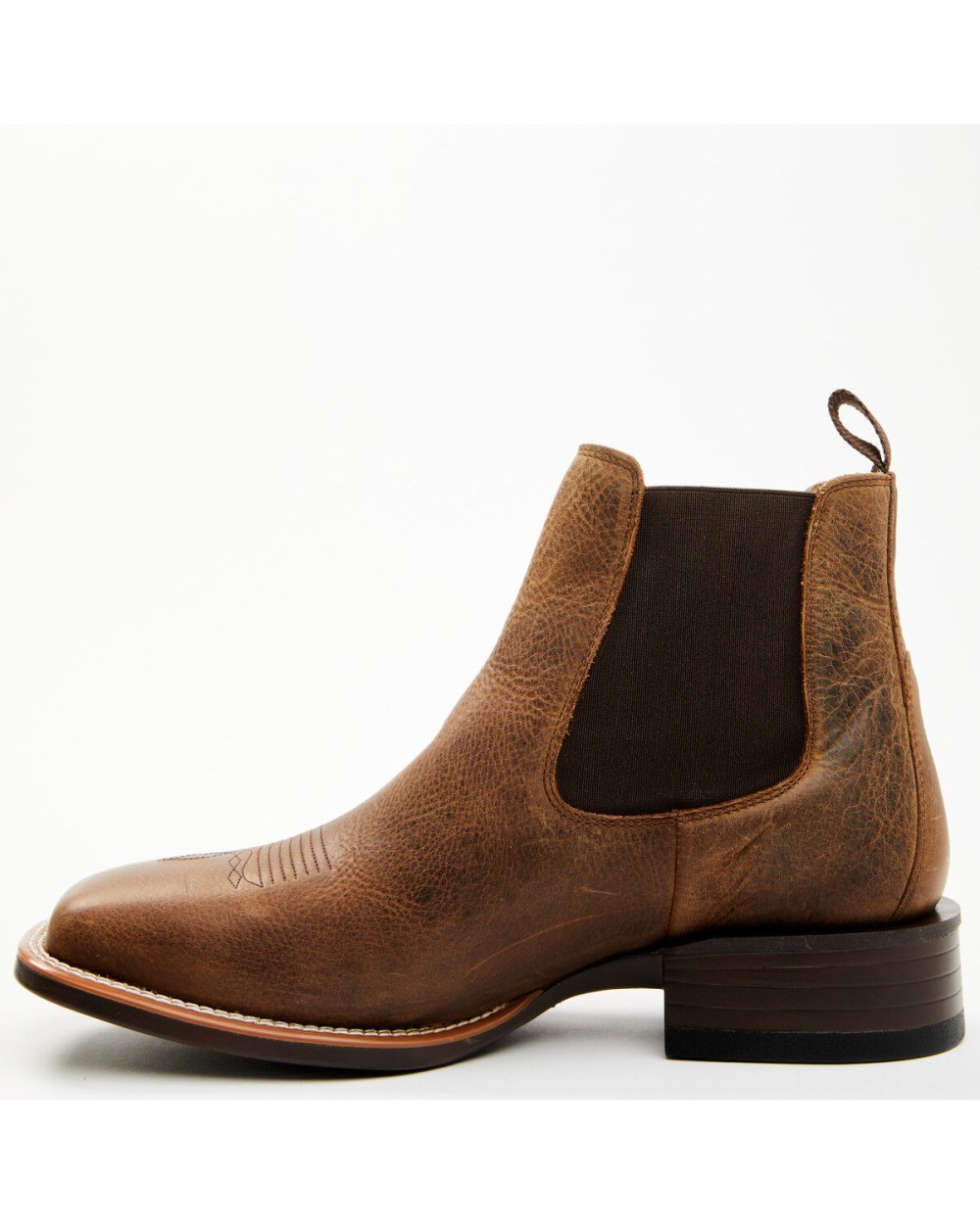 Cody James - Men's Jones Chelsea Boots - Broad Square Toe | Tan Cody James - Men's Jones Chelsea Boots - Broad Square Toe | Tan