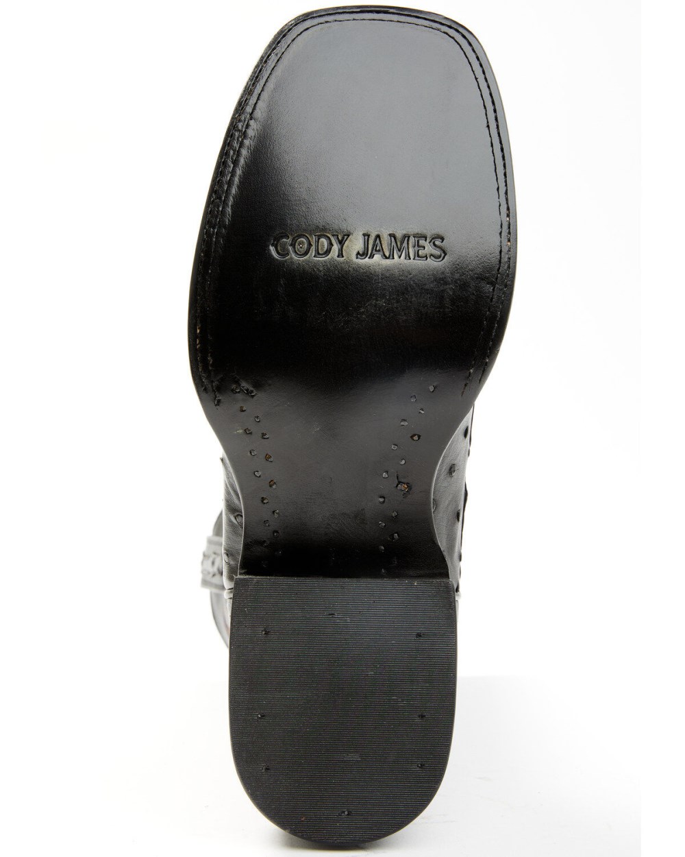 Cody James - Men's Exotic Full-Quill Ostrich Western Boots - Broad Square Toe | Black Cody James - Men's Exotic Full-Quill Ostrich Western Boots - Broad Square Toe | Black