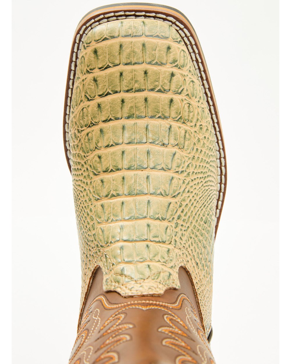 Cody James - Little Boys' Gator Print Western Boots - Broad Square Toe | Brown Cody James - Little Boys' Gator Print Western Boots - Broad Square Toe | Brown