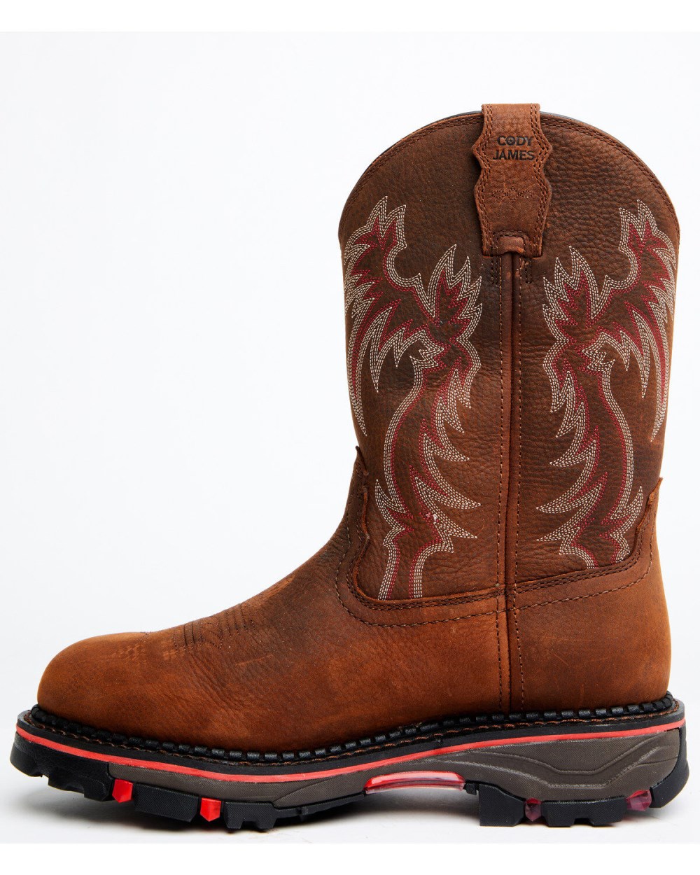 Cody James - Men's Decimator Dirty Dog Pull On Work Boots - Composite Toe | Brown Cody James - Men's Decimator Dirty Dog Pull On Work Boots - Composite Toe | Brown