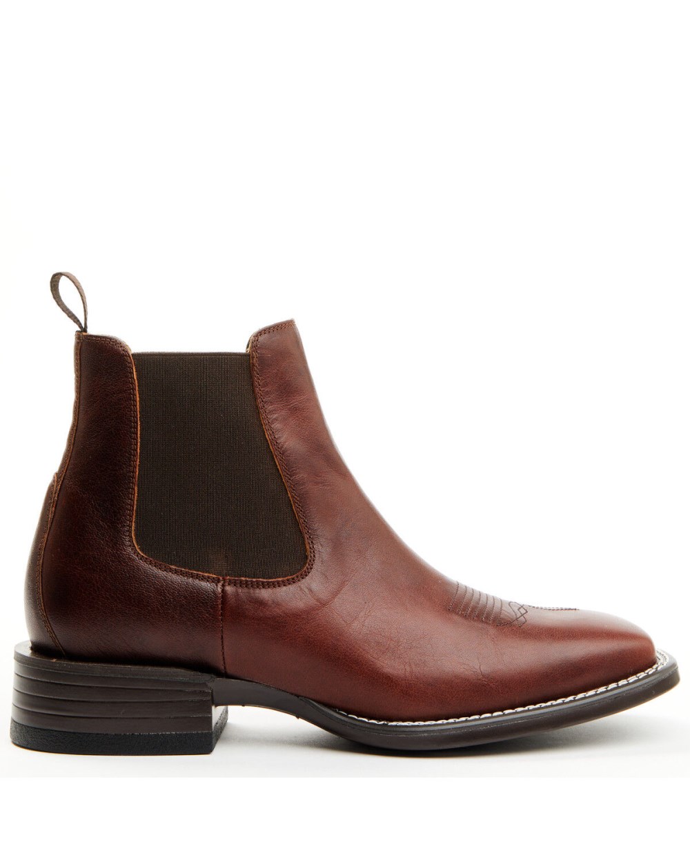 Cody James - Men's Jones Chelsea Boots - Broad Square Toe | Cognac Cody James - Men's Jones Chelsea Boots - Broad Square Toe | Cognac