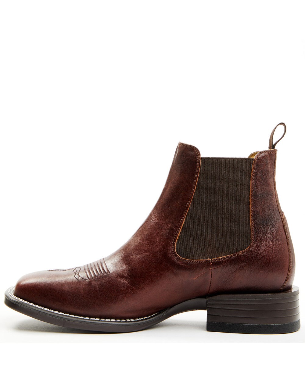 Cody James - Men's Jones Chelsea Boots - Broad Square Toe | Cognac Cody James - Men's Jones Chelsea Boots - Broad Square Toe | Cognac