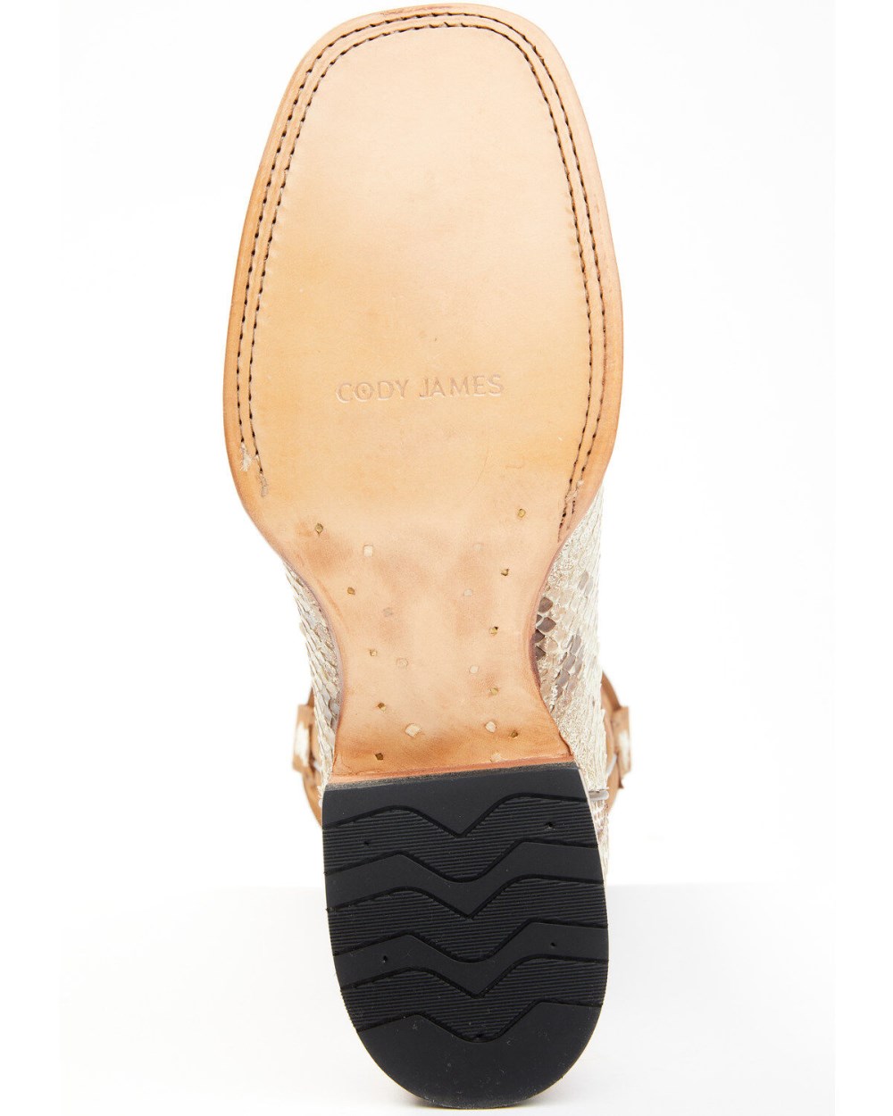 Cody James - Men's Bone Python Exotic Western Boot - Broad Square Toe | Brown Cody James - Men's Bone Python Exotic Western Boot - Broad Square Toe | Brown