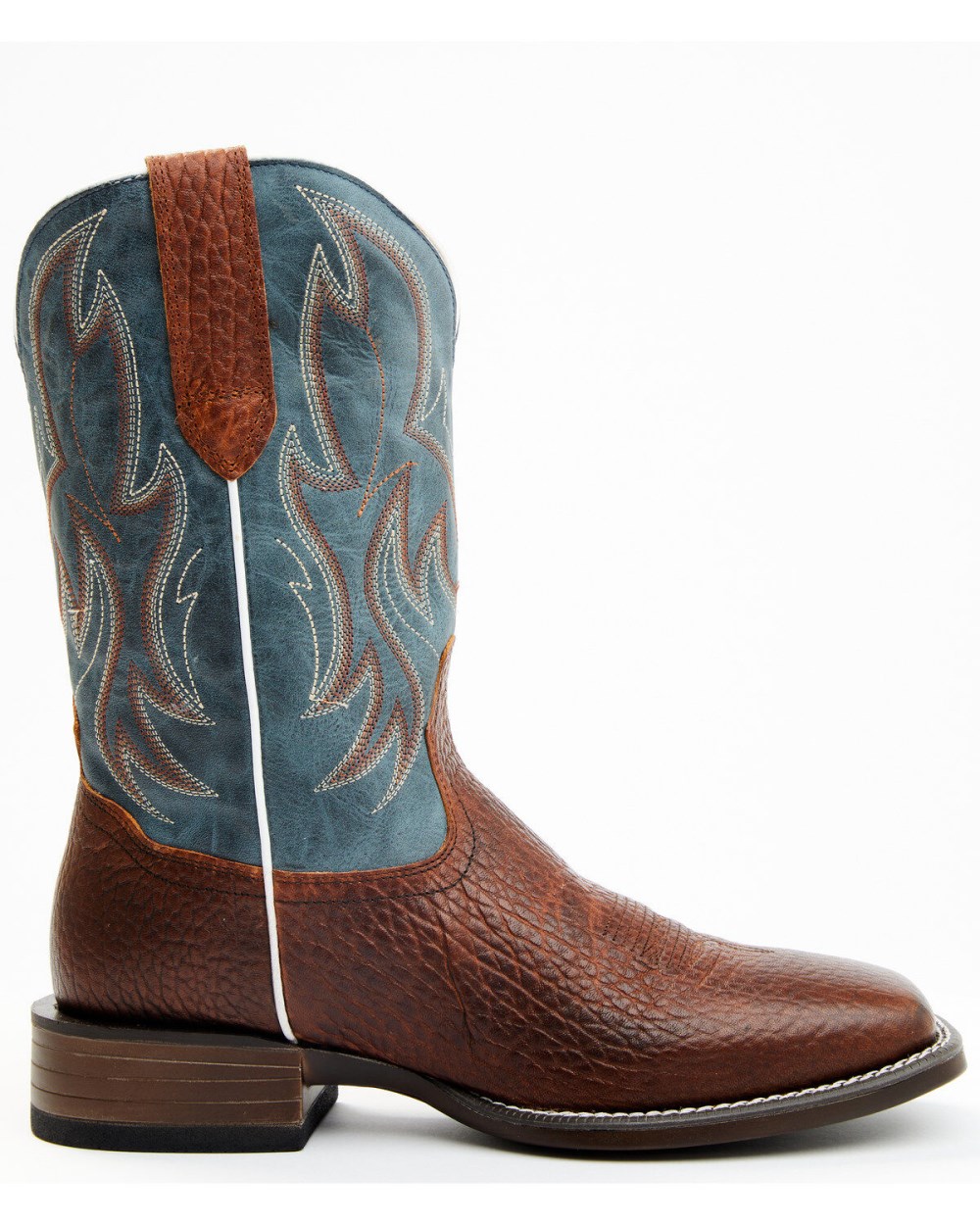 Cody James - Men's Hoverfly Dakota Western Performance Boots - Broad Square Toe | Brown/blue Cody James - Men's Hoverfly Dakota Western Performance Boots - Broad Square Toe | Brown/blue