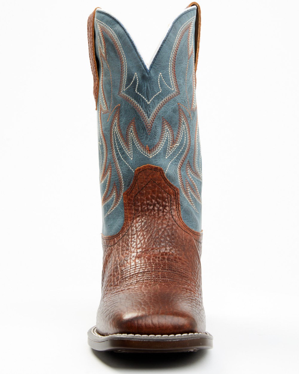 Cody James - Men's Hoverfly Dakota Western Performance Boots - Broad Square Toe | Brown/blue Cody James - Men's Hoverfly Dakota Western Performance Boots - Broad Square Toe | Brown/blue