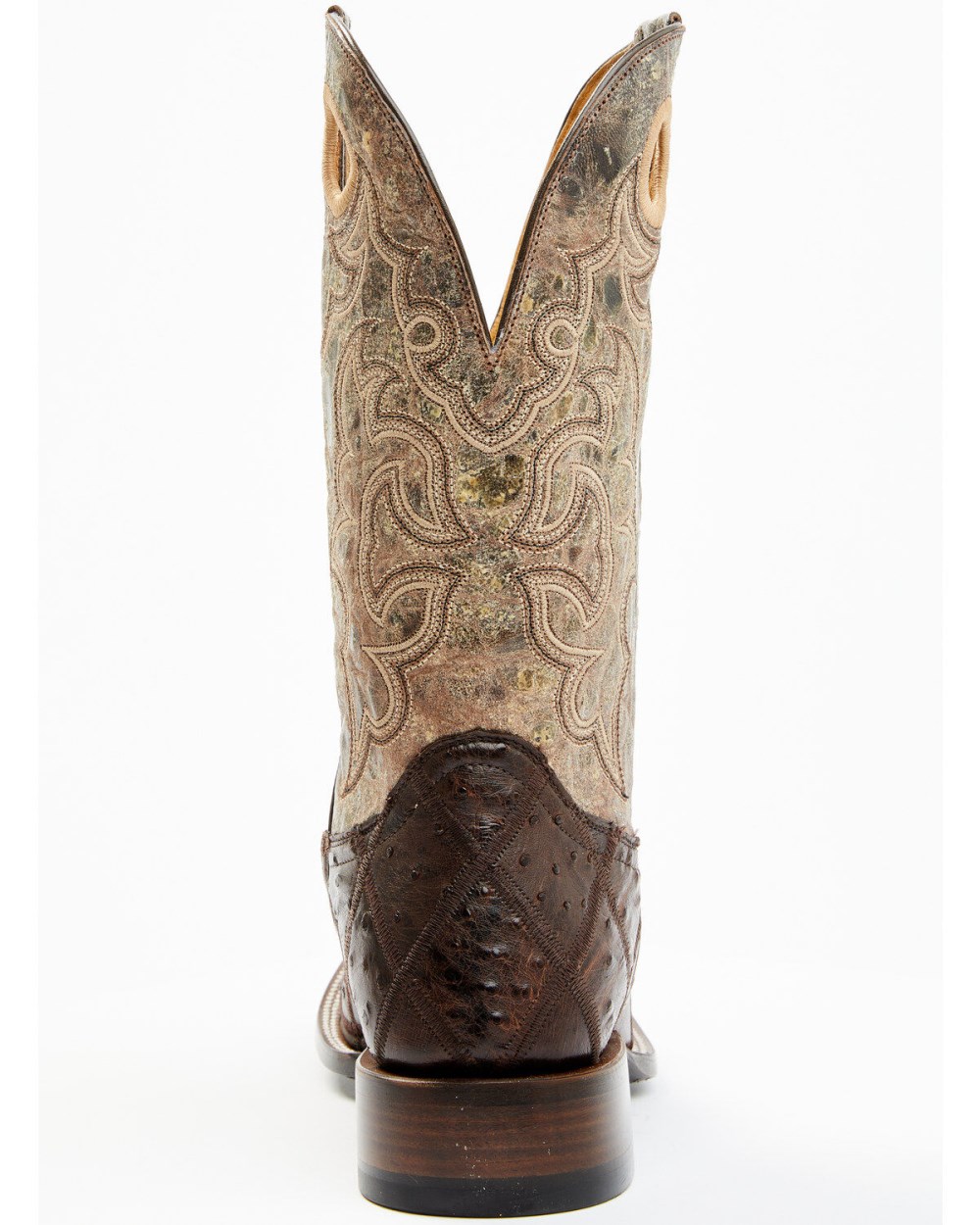 Cody James - Men's Exotic Full Quill Ostrich Western Boots - Broad Square Toe | Brown Cody James - Men's Exotic Full Quill Ostrich Western Boots - Broad Square Toe | Brown