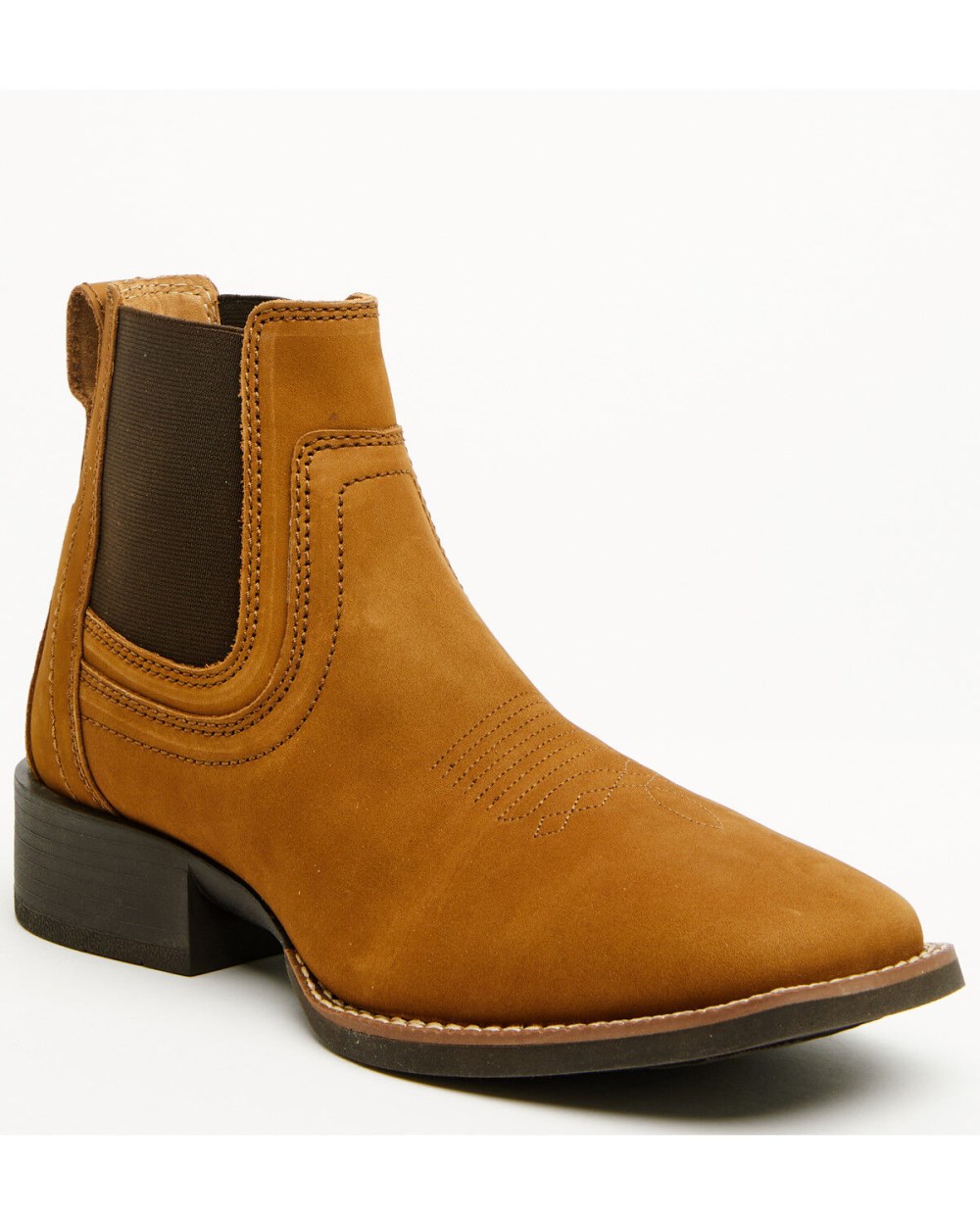 Cody James - Men's Ace Chelsea Boots - Broad Square Toe | Brown Cody James - Men's Ace Chelsea Boots - Broad Square Toe | Brown