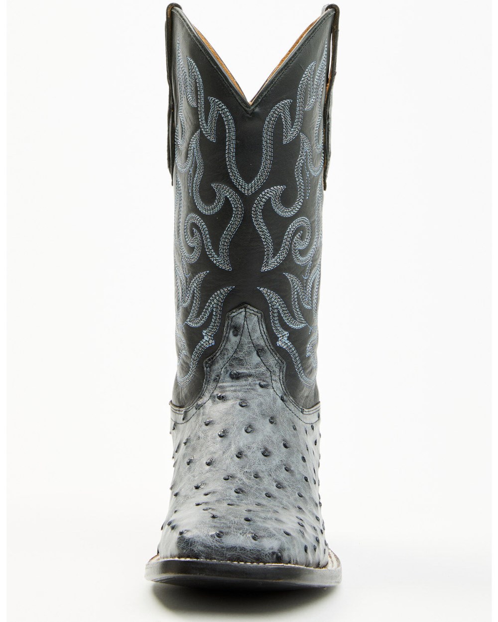 Cody James - Men's Exotic Full Quill Ostrich Western Boots - Broad Square Toe | Grey Cody James - Men's Exotic Full Quill Ostrich Western Boots - Broad Square Toe | Grey