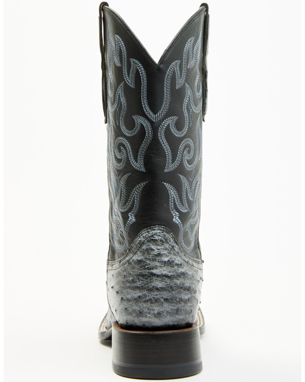 Cody James - Men's Exotic Full Quill Ostrich Western Boots - Broad Square Toe | Grey Cody James - Men's Exotic Full Quill Ostrich Western Boots - Broad Square Toe | Grey
