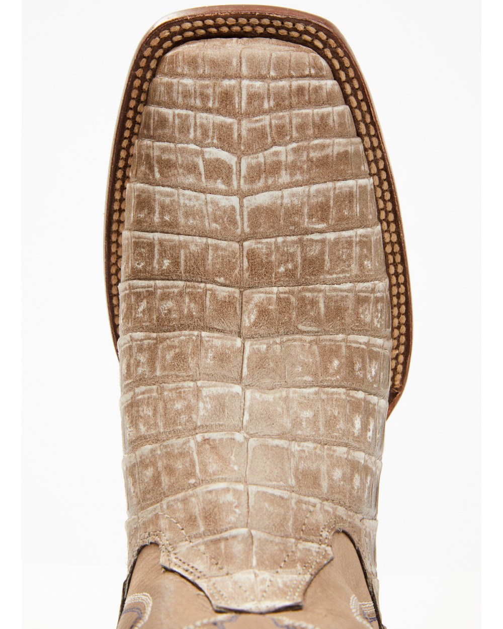 Cody James - Men's Exotic Caiman Belly Western Boots - Broad Square Toe | Tan