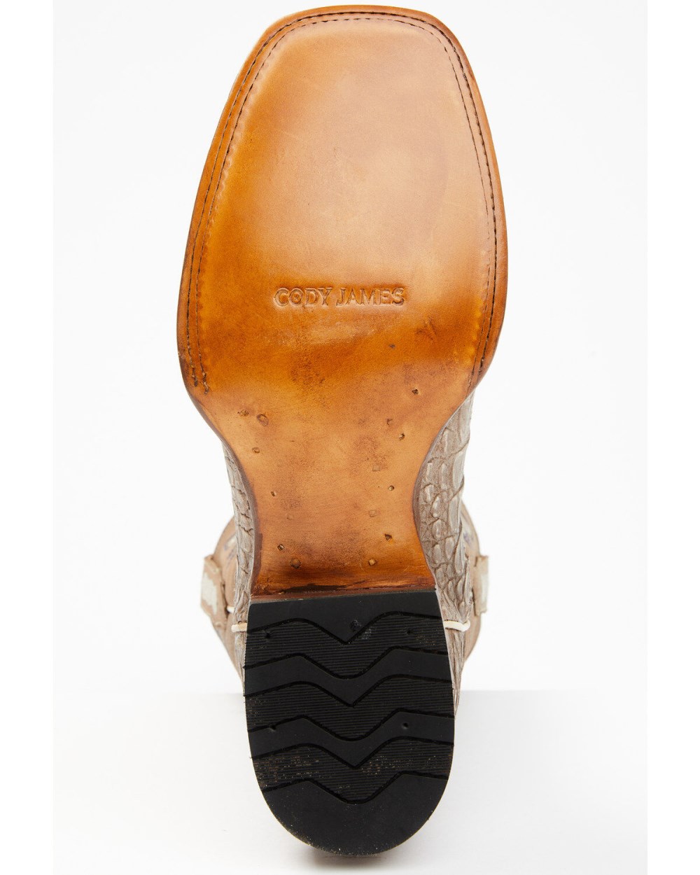 Cody James - Men's Exotic Caiman Belly Western Boots - Broad Square Toe | Tan