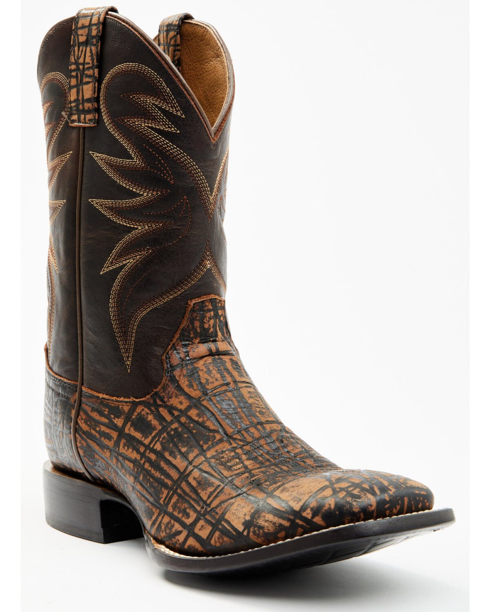 Cody James - Men's McBride Western Boots - Broad Square Toe | Cognac Cody James - Men's McBride Western Boots - Broad Square Toe | Cognac