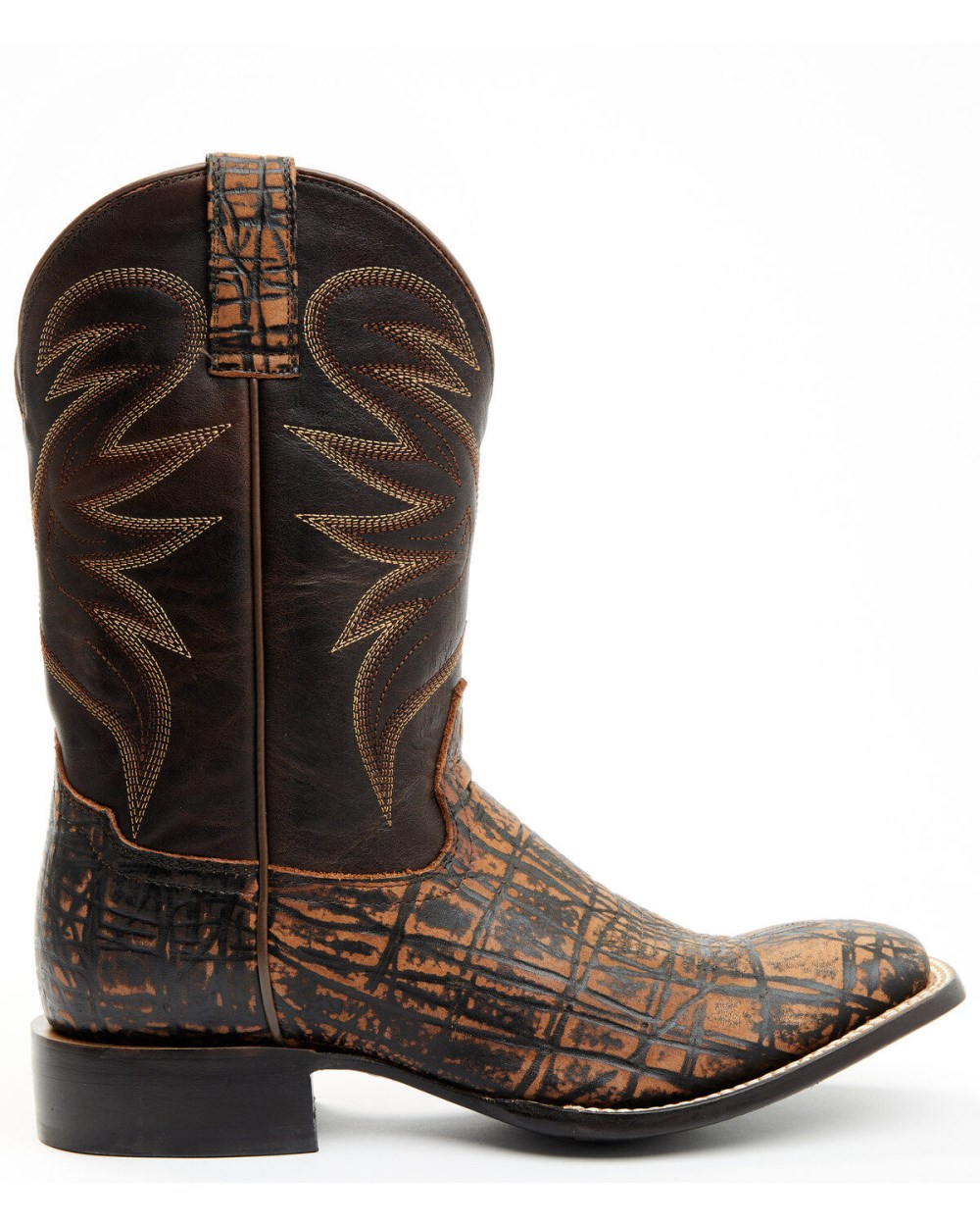Cody James - Men's McBride Western Boots - Broad Square Toe | Cognac