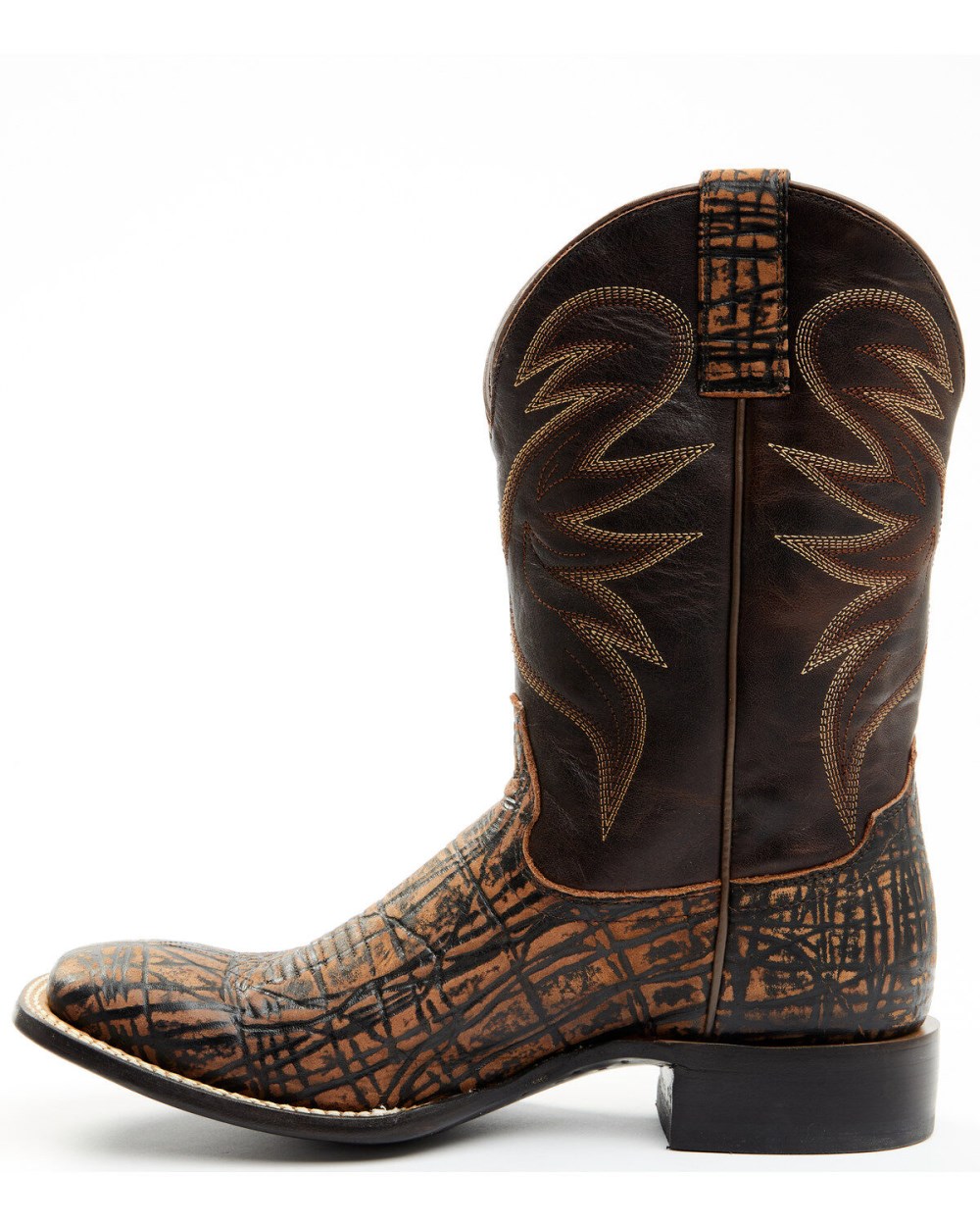Cody James - Men's McBride Western Boots - Broad Square Toe | Cognac