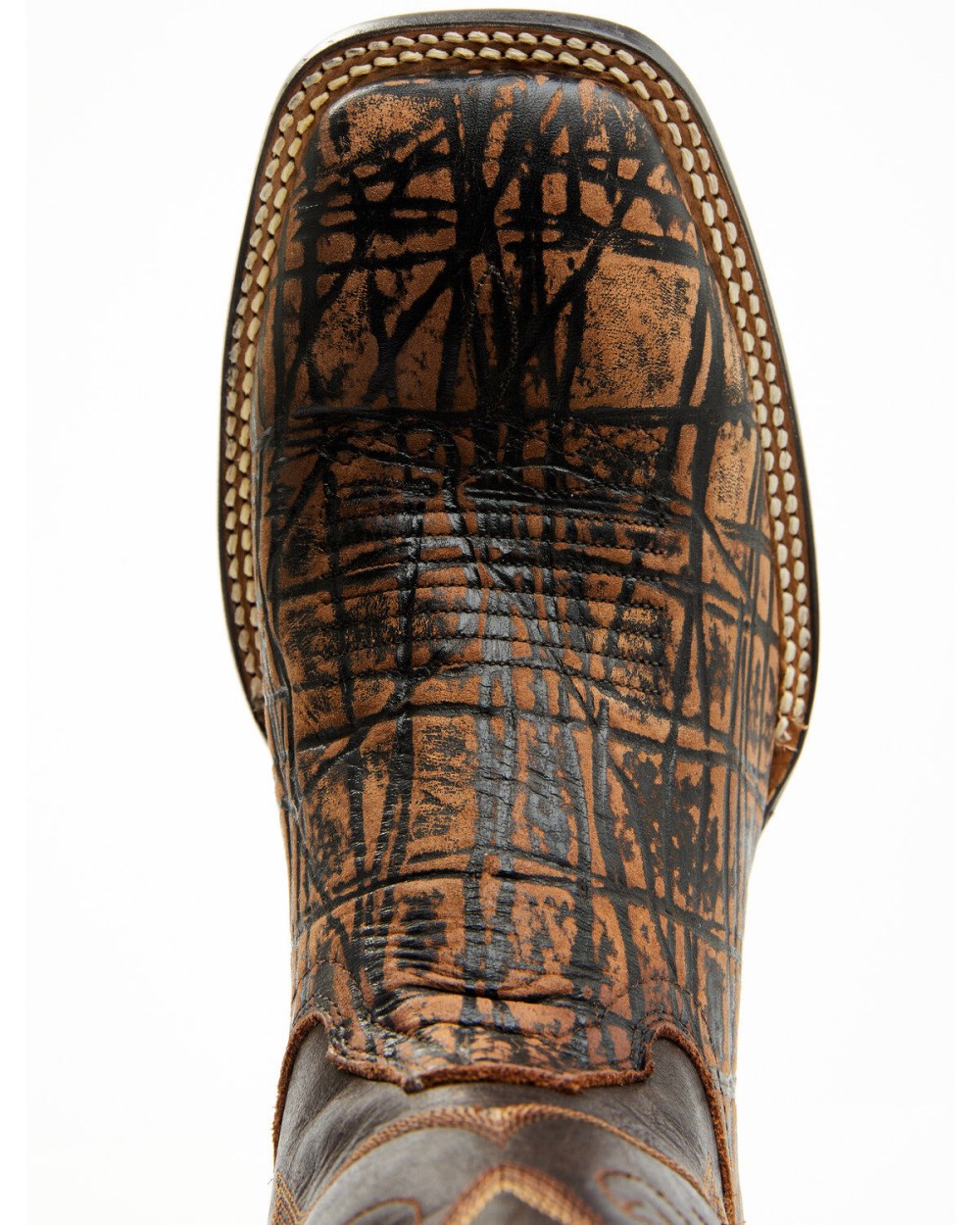 Cody James - Men's McBride Western Boots - Broad Square Toe | Cognac