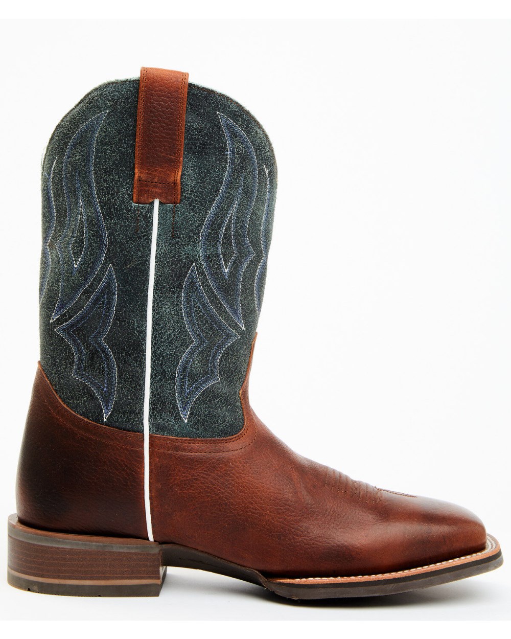 Cody James - Men's Xtreme Xero Gravity Western Performance Boots - Broad Square Toe | Brown/blue Cody James - Men's Xtreme Xero Gravity Western Performance Boots - Broad Square Toe | Brown/blue