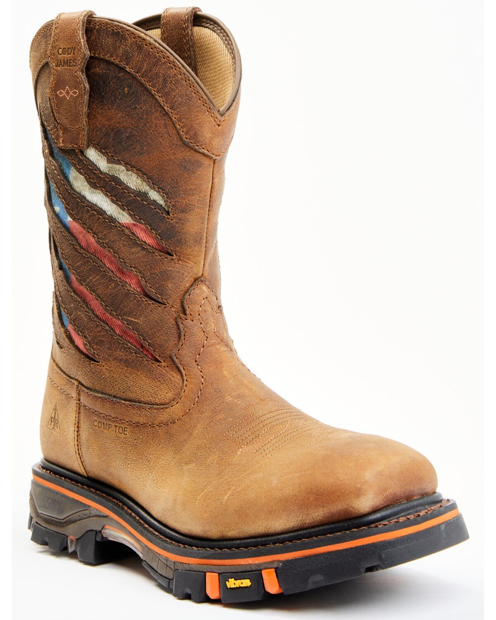 Cody James - Men's 11" Decimator Western Work Boots - Nano Composite Toe | Brown Cody James - Men's 11" Decimator Western Work Boots - Nano Composite Toe | Brown