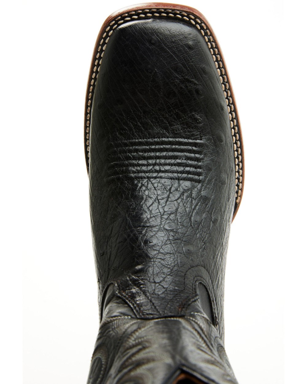 Cody James - Men's Exotic Full Quill Ostrich Western Boots - Broad Square Toe | Black Cody James - Men's Exotic Full Quill Ostrich Western Boots - Broad Square Toe | Black