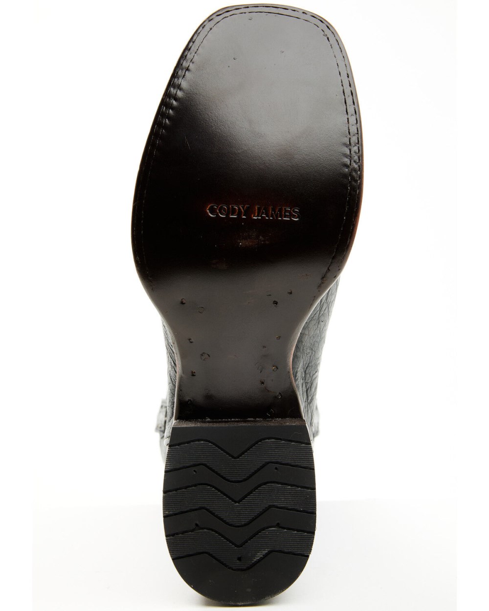 Cody James - Men's Exotic Full Quill Ostrich Western Boots - Broad Square Toe | Black Cody James - Men's Exotic Full Quill Ostrich Western Boots - Broad Square Toe | Black