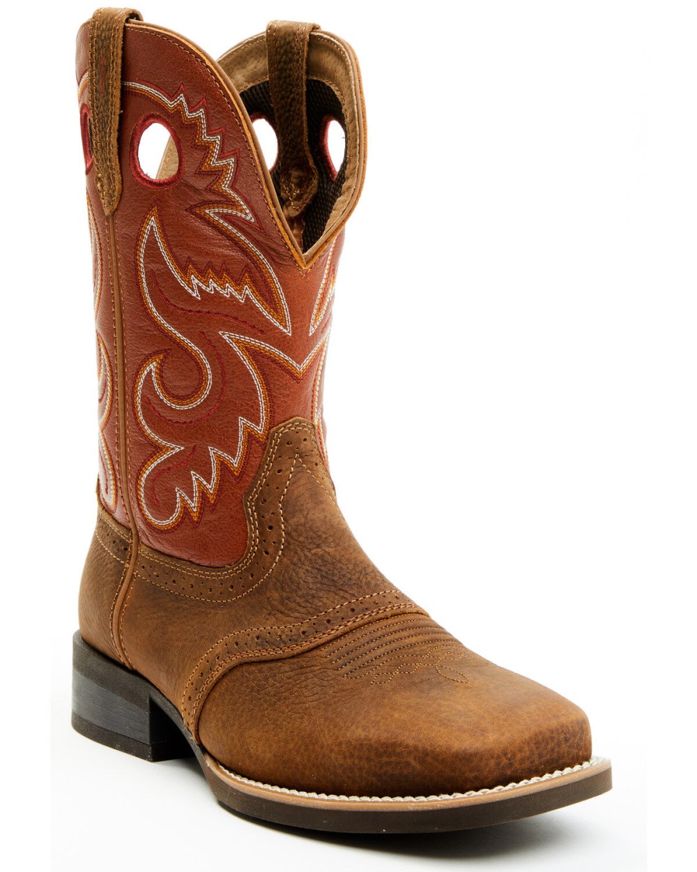Cody James - Cush Core Men's Honcho Performance Western Boots - Broad Square Toe | Orange Cody James - Cush Core Men's Honcho Performance Western Boots - Broad Square Toe | Orange