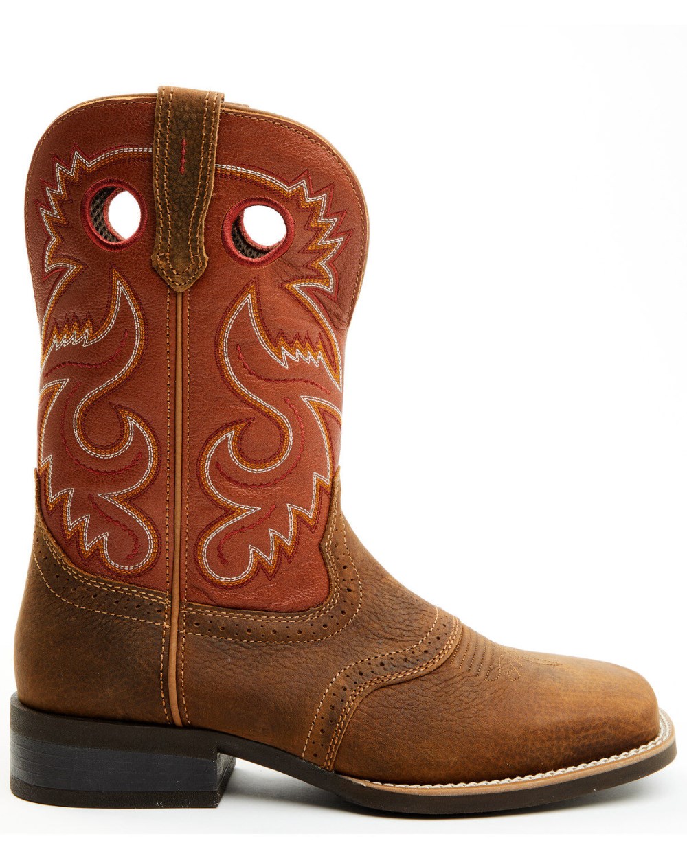 Cody James - Cush Core Men's Honcho Performance Western Boots - Broad Square Toe | Orange