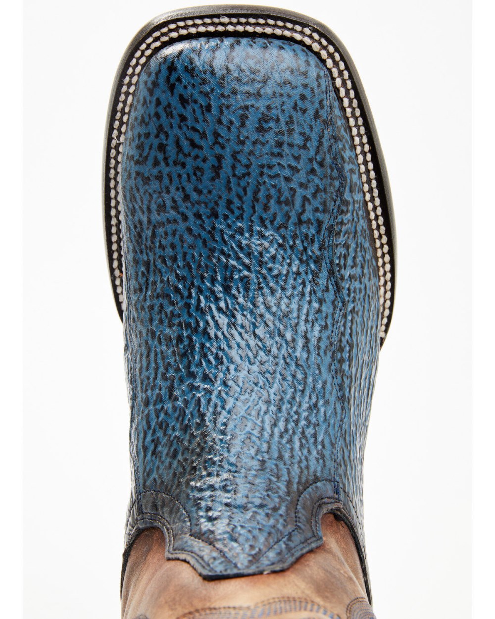 Cody James - Men's Exotic Shark Western Boots - Broad Square Toe | Blue Cody James - Men's Exotic Shark Western Boots - Broad Square Toe | Blue