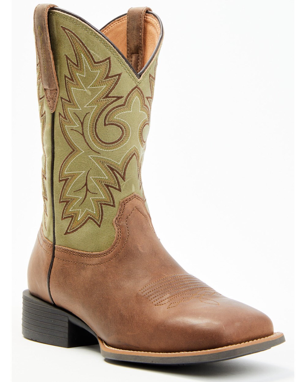 Cody James - Men's Badge Xero Gravity Western Boots - Broad Square Toe | Brown