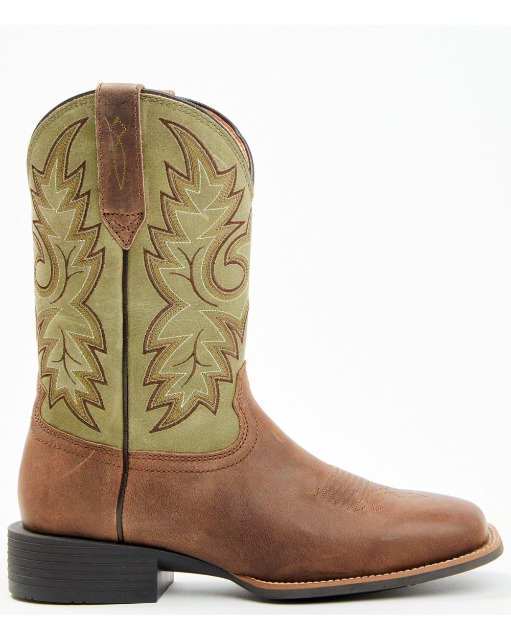Cody James - Men's Badge Xero Gravity Western Boots - Broad Square Toe | Brown