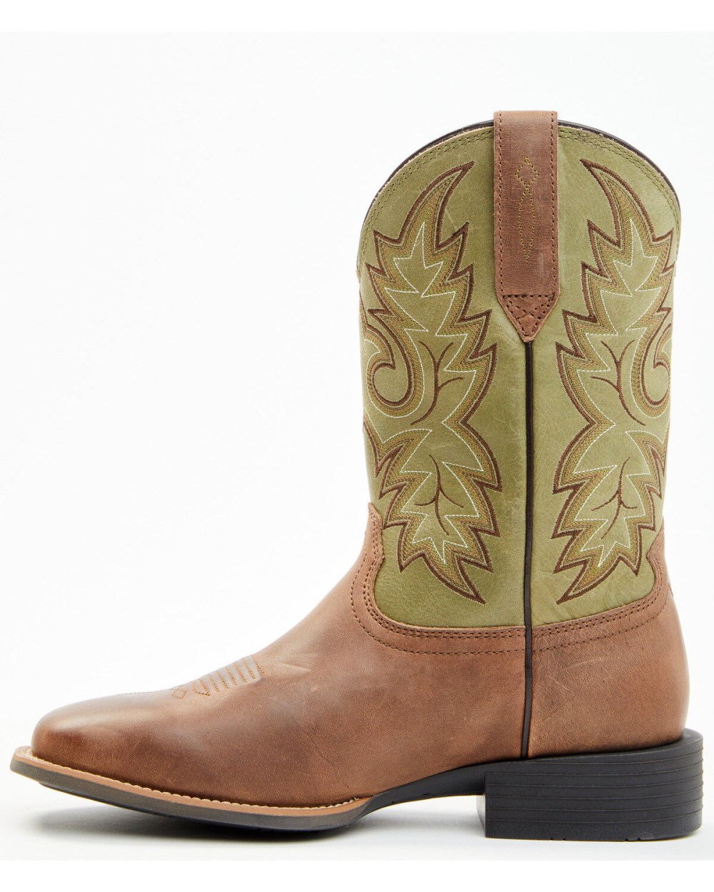 Cody James - Men's Badge Xero Gravity Western Boots - Broad Square Toe | Brown