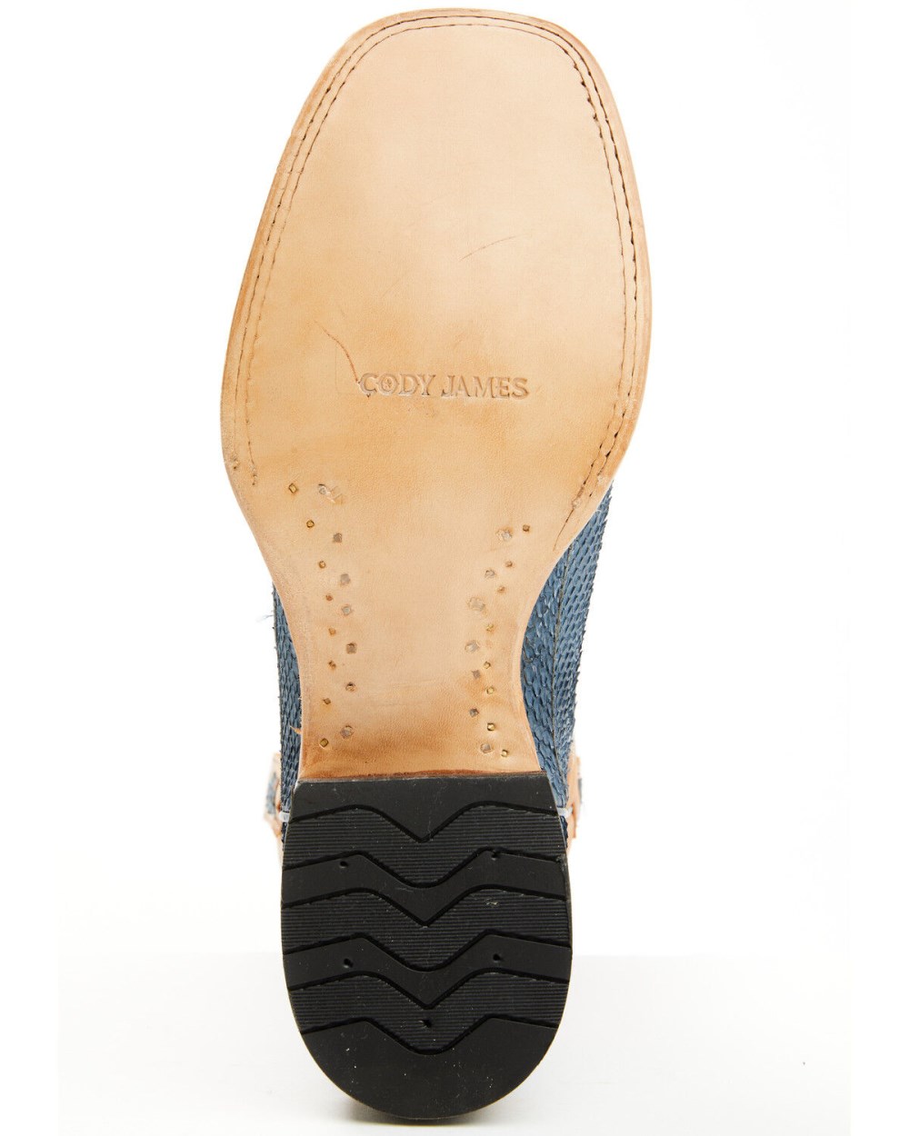 Cody James - Men's Exotic Python Vulturno Western Boots - Broad Square Toe | Blue Cody James - Men's Exotic Python Vulturno Western Boots - Broad Square Toe | Blue