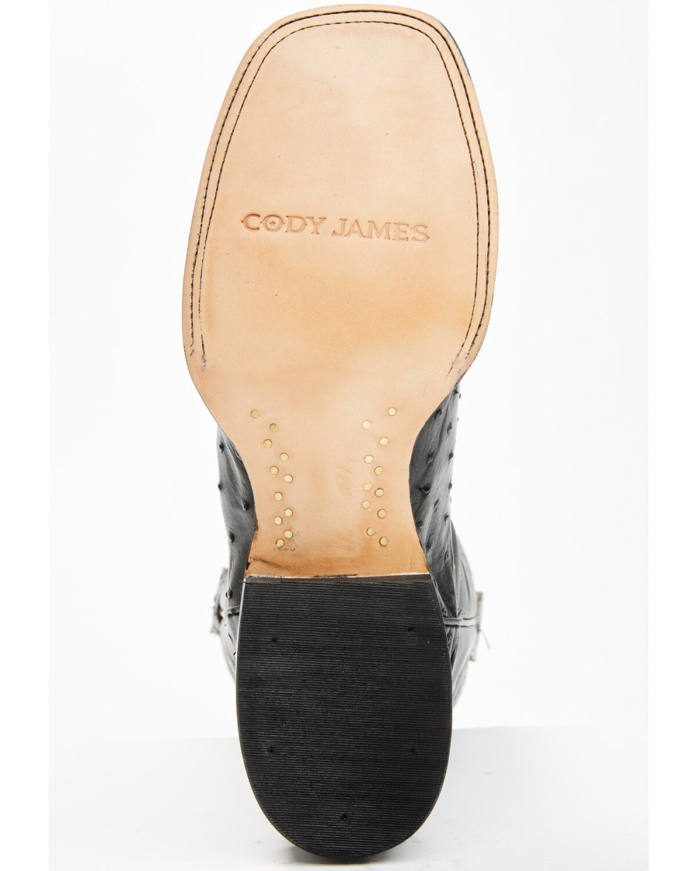 Cody James - Men's Exotic Full Quill Ostrich Western Boots - Broad Square Toe | Black Cody James - Men's Exotic Full Quill Ostrich Western Boots - Broad Square Toe | Black