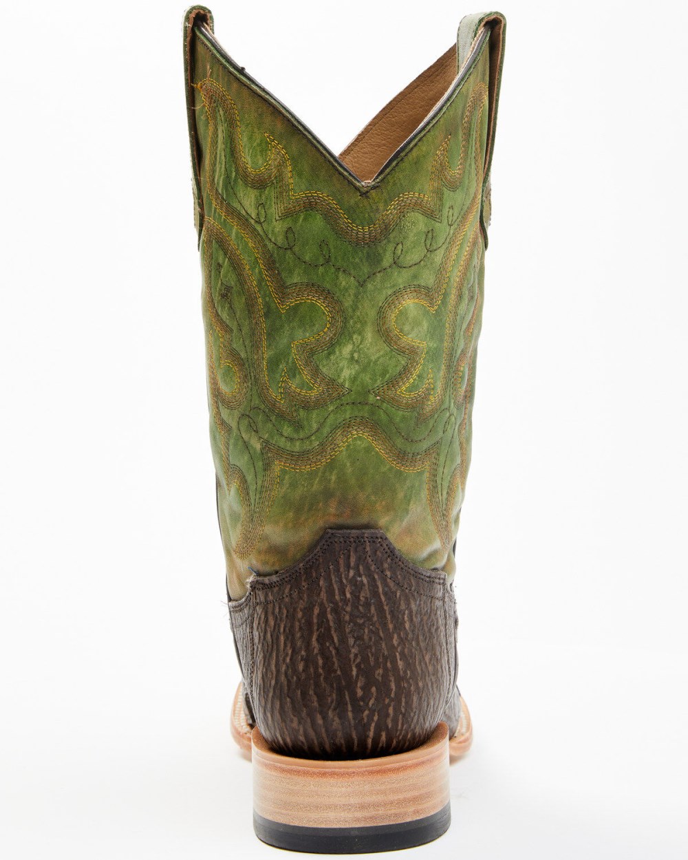 Cody James - Men's Exotic Shark Western Boots - Broad Square Toe | Green Cody James - Men's Exotic Shark Western Boots - Broad Square Toe | Green