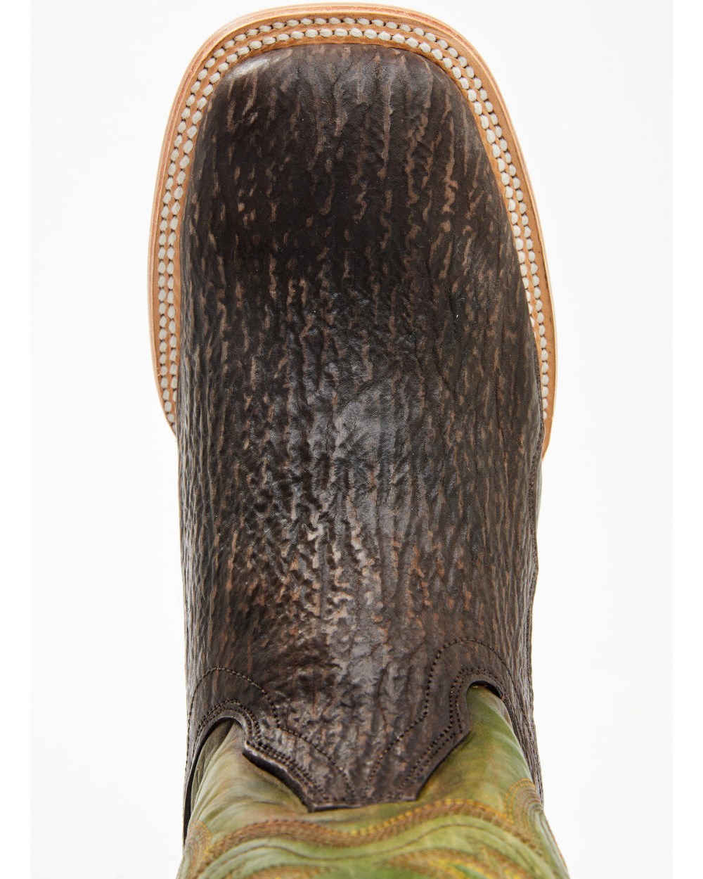 Cody James - Men's Exotic Shark Western Boots - Broad Square Toe | Green Cody James - Men's Exotic Shark Western Boots - Broad Square Toe | Green