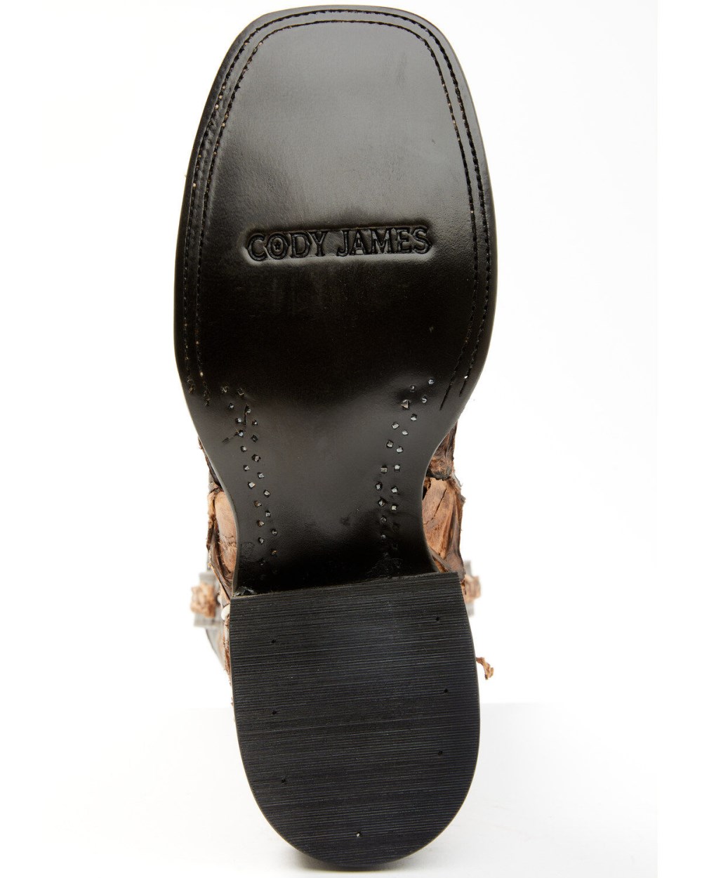 Cody James - Men's Exotic Pirarucu Western Boots - Broad Square Toe | Chocolate Cody James - Men's Exotic Pirarucu Western Boots - Broad Square Toe | Chocolate
