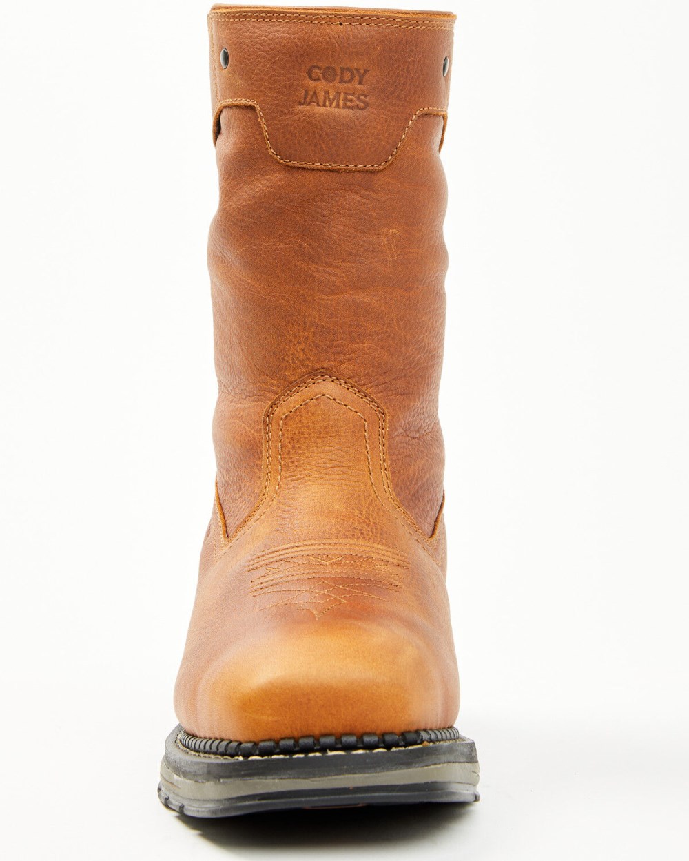 Cody James - Men's 11" Waterproof Insulated Pull-On Work Boots - Composite Toe | Medium Brown Cody James - Men's 11" Waterproof Insulated Pull-On Work Boots - Composite Toe | Medium Brown