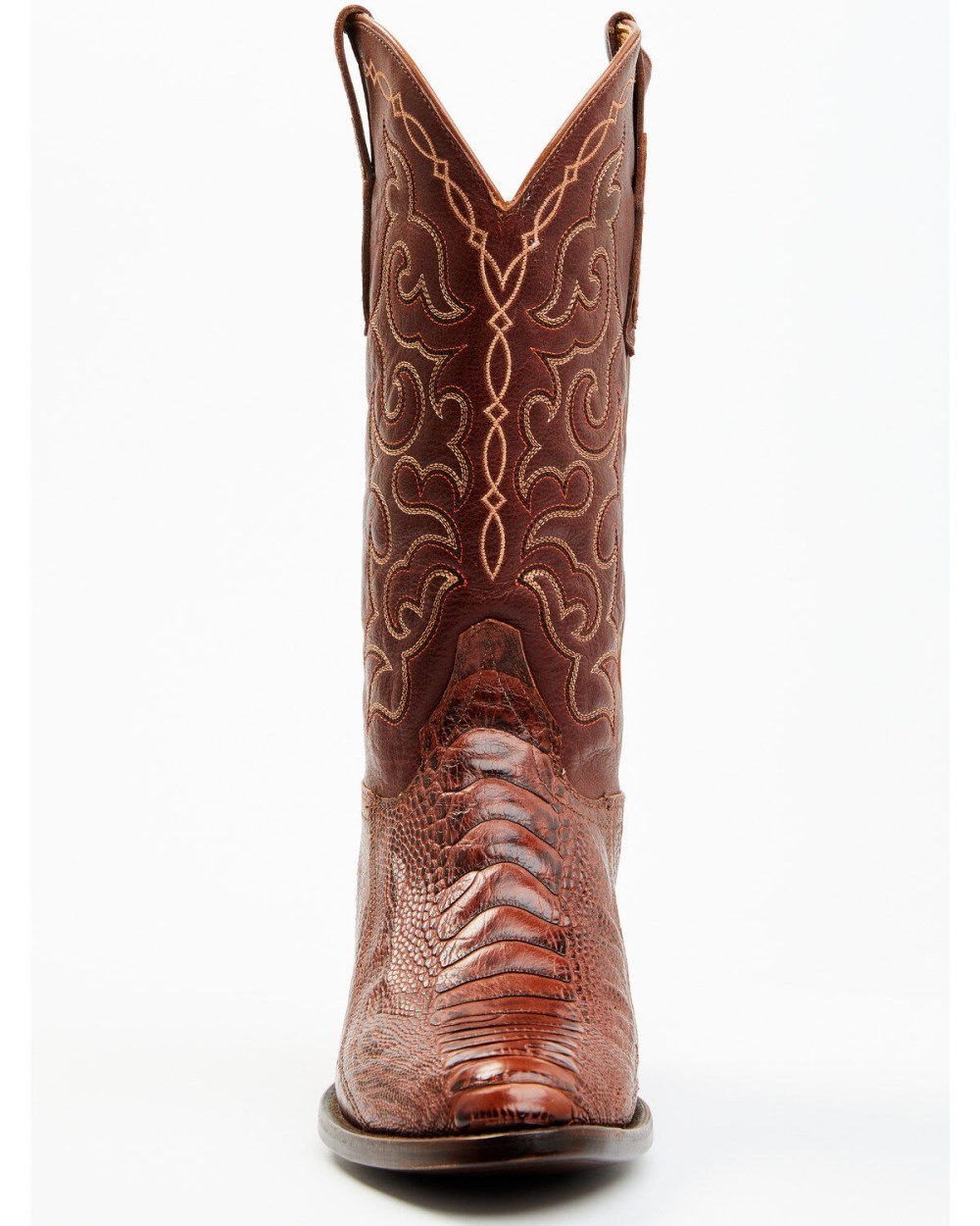 Cody James - Men's Exotic Ostrich Western Boots - Round Toe | Red