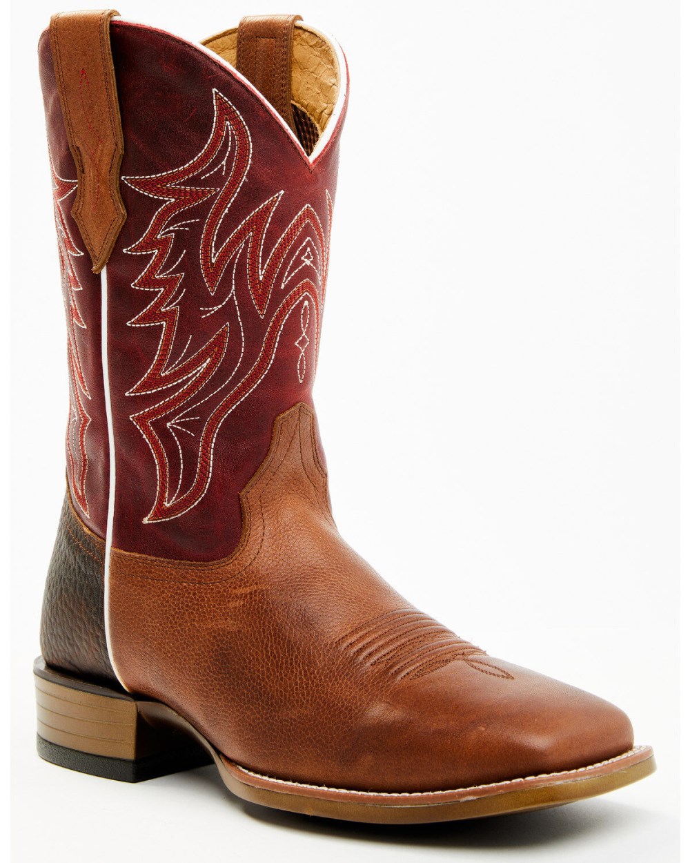 Cody James - Men's Hoverfly Western Performance Boots - Broad Square Toe | Red/brown Cody James - Men's Hoverfly Western Performance Boots - Broad Square Toe | Red/brown