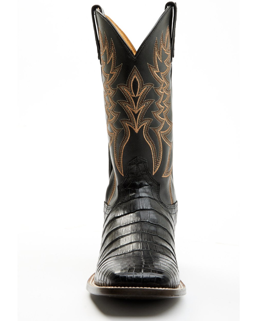 Cody James - Men's Exotic Caiman Belly Western Boots - Broad Square Toe | Black Cody James - Men's Exotic Caiman Belly Western Boots - Broad Square Toe | Black