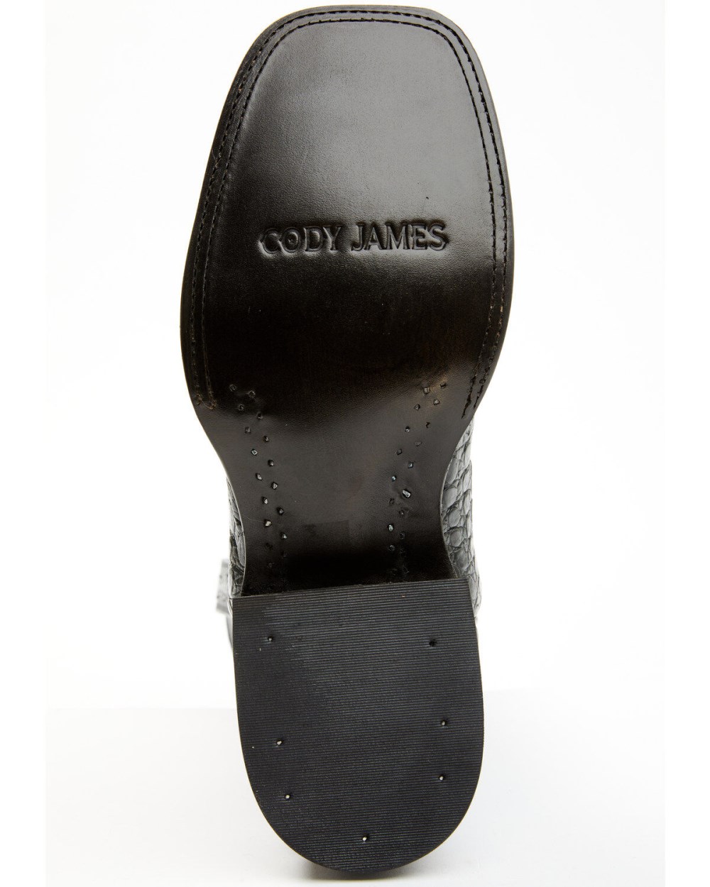 Cody James - Men's Exotic Caiman Belly Western Boots - Broad Square Toe | Black Cody James - Men's Exotic Caiman Belly Western Boots - Broad Square Toe | Black