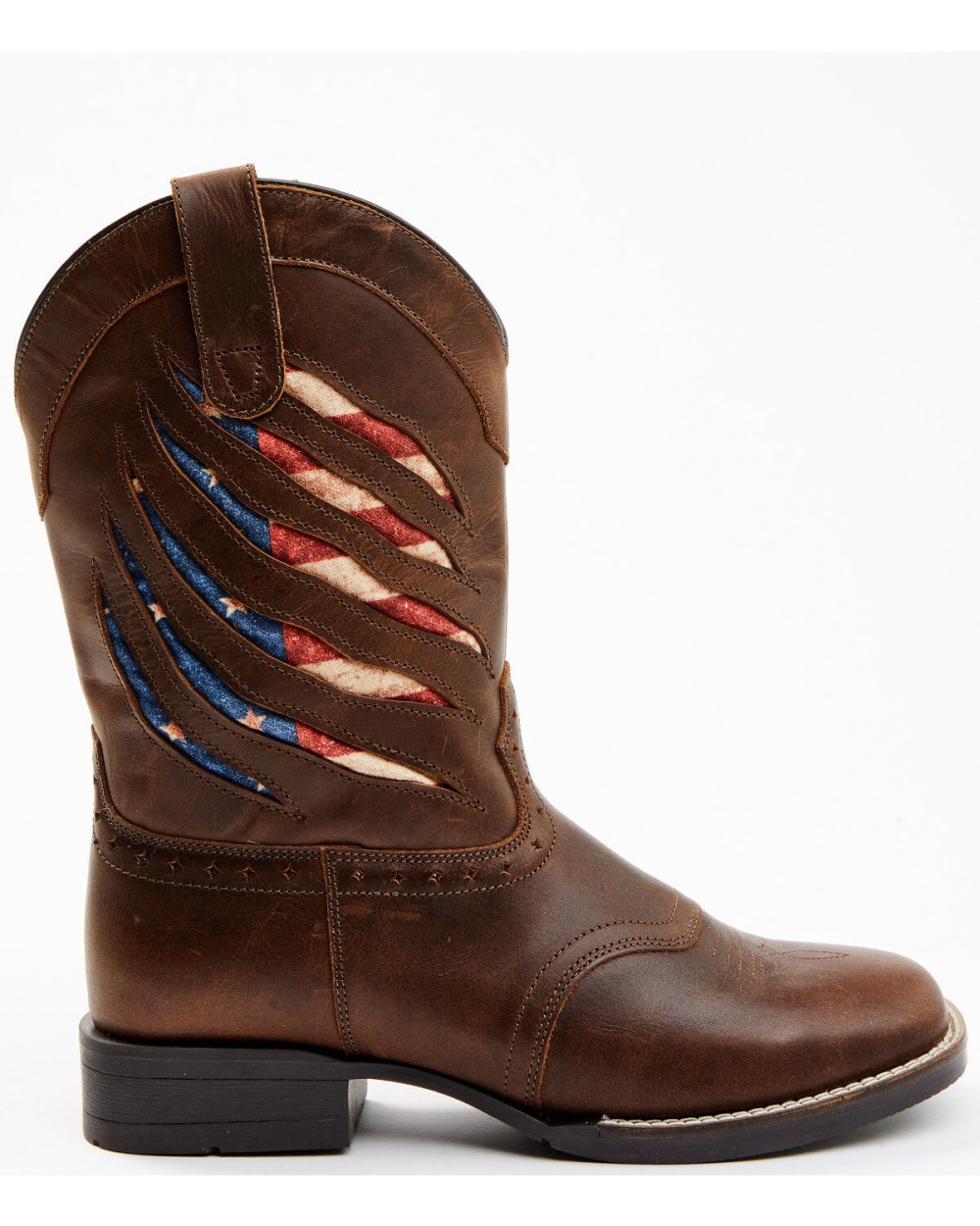 Cody James - Boys' Ripped Flag Western Boots - Broad Square Toe | Multi