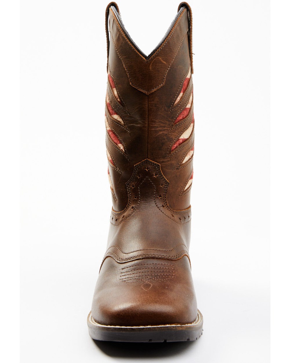 Cody James - Boys' Ripped Flag Western Boots - Broad Square Toe | Multi