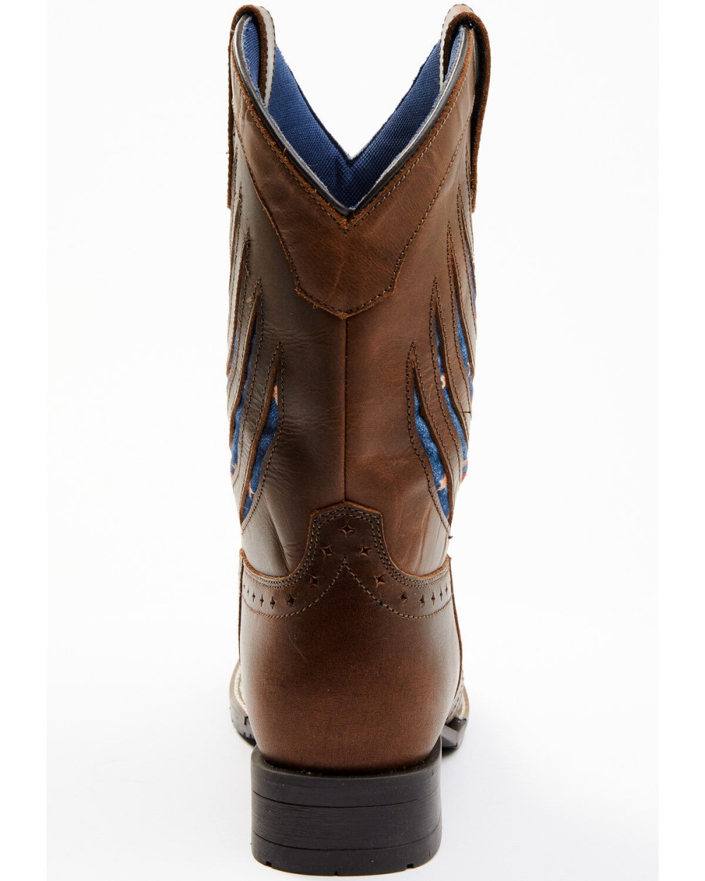 Cody James - Boys' Ripped Flag Western Boots - Broad Square Toe | Multi