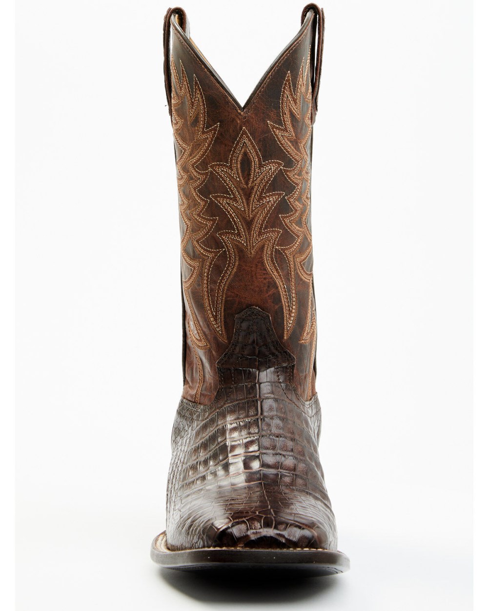 Cody James - Men's Exotic Caiman Belly Western Boots - Broad Square Toe | Brown Cody James - Men's Exotic Caiman Belly Western Boots - Broad Square Toe | Brown