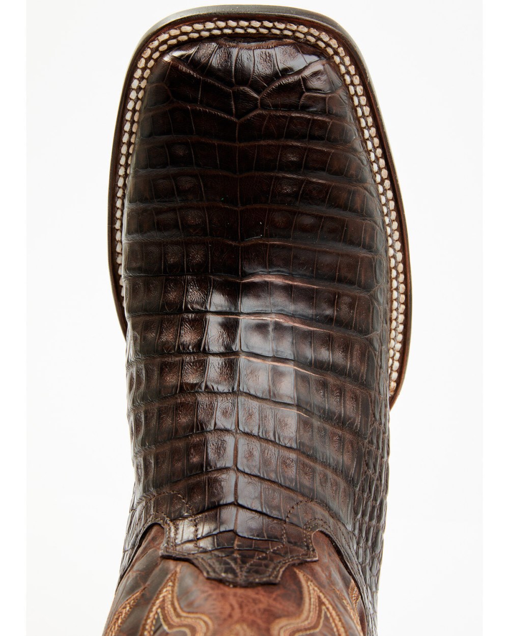 Cody James - Men's Exotic Caiman Belly Western Boots - Broad Square Toe | Brown Cody James - Men's Exotic Caiman Belly Western Boots - Broad Square Toe | Brown