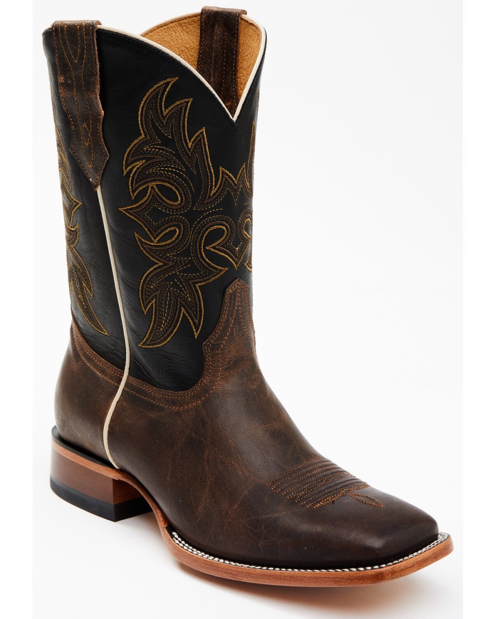 Cody James - Men's Willow Western Boots - Broad Square Toe | Brown
