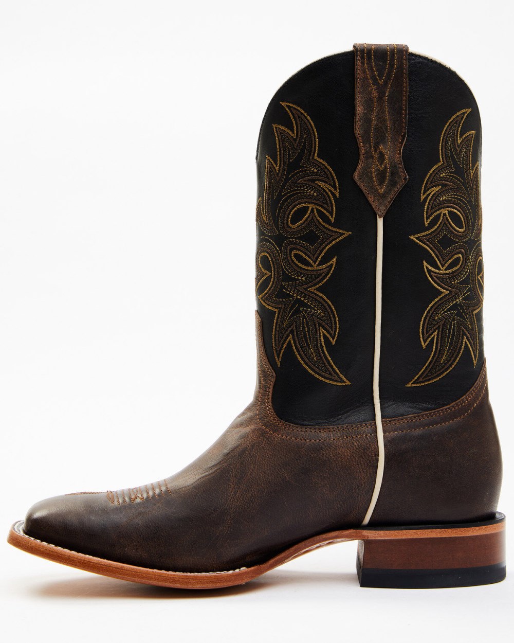 Cody James - Men's Willow Western Boots - Broad Square Toe | Brown
